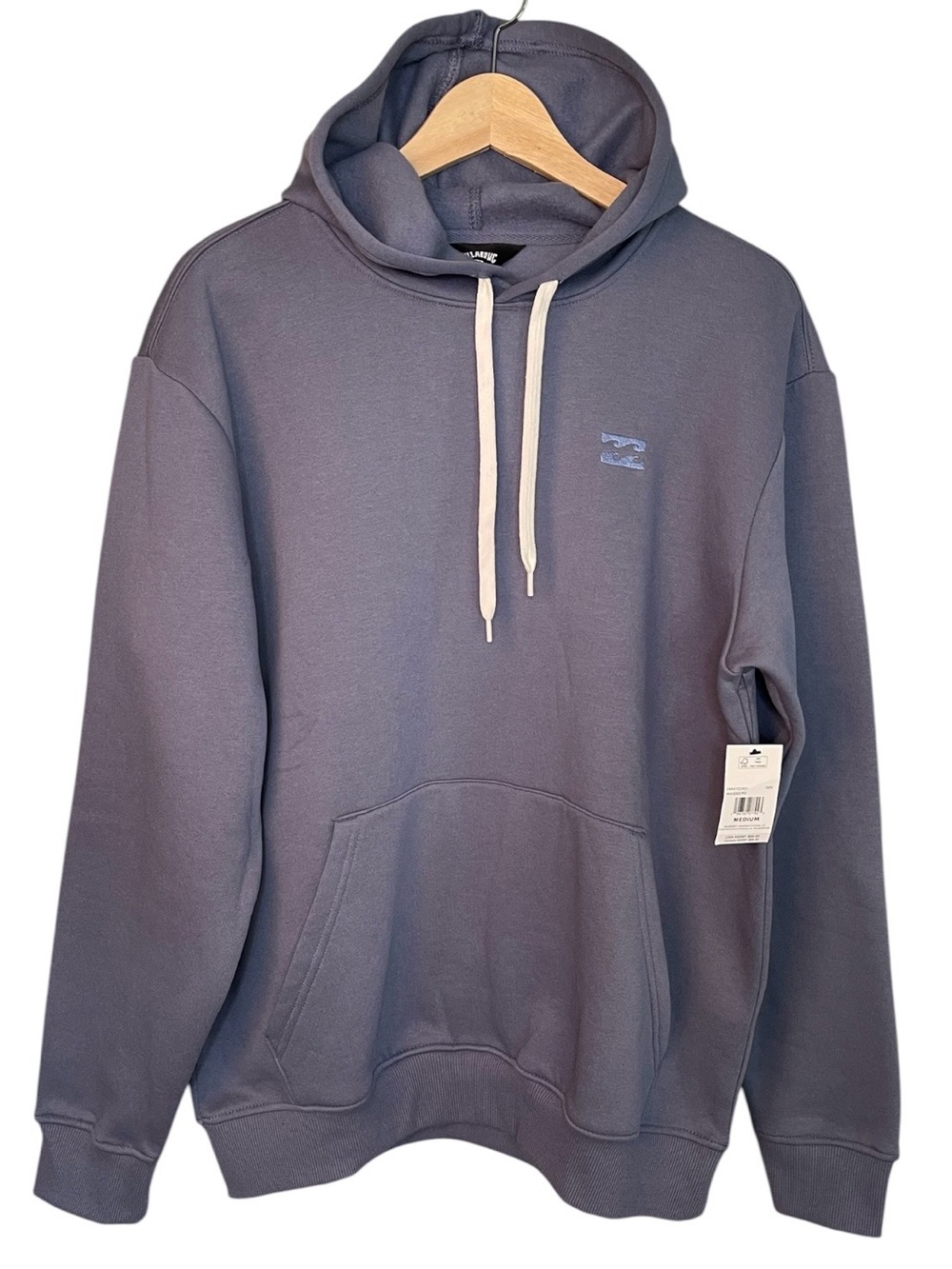 NWT Billabong Wave Washed Pullover Hoodie Slate Blue Men’s Medium